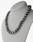 11-12mm AMAZING Silver Tahitian Pearl Necklace - Marina Korneev Fine Pearls