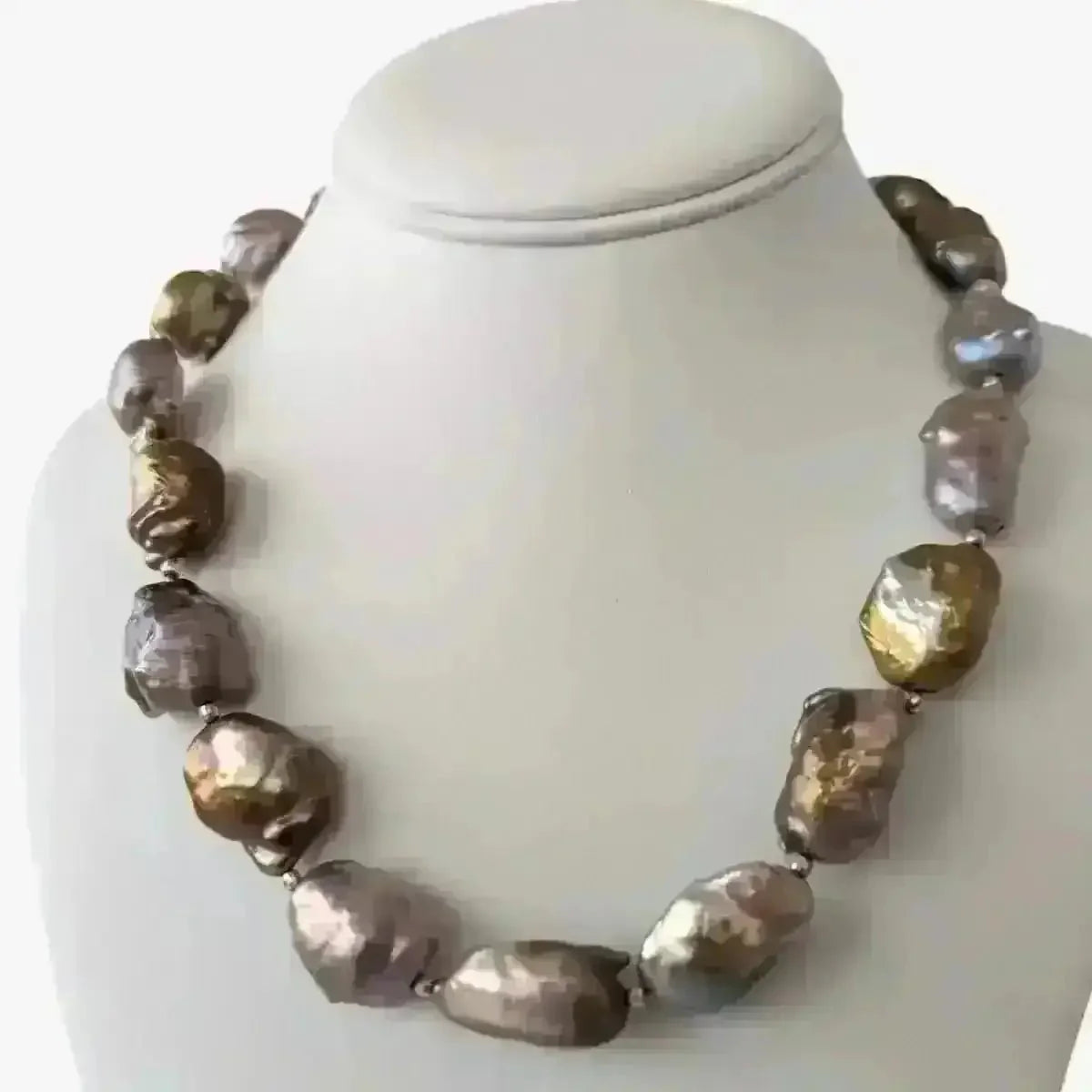 11 - 12mm Chinese Freshwater Soufflé pearl necklace - Marina Korneev