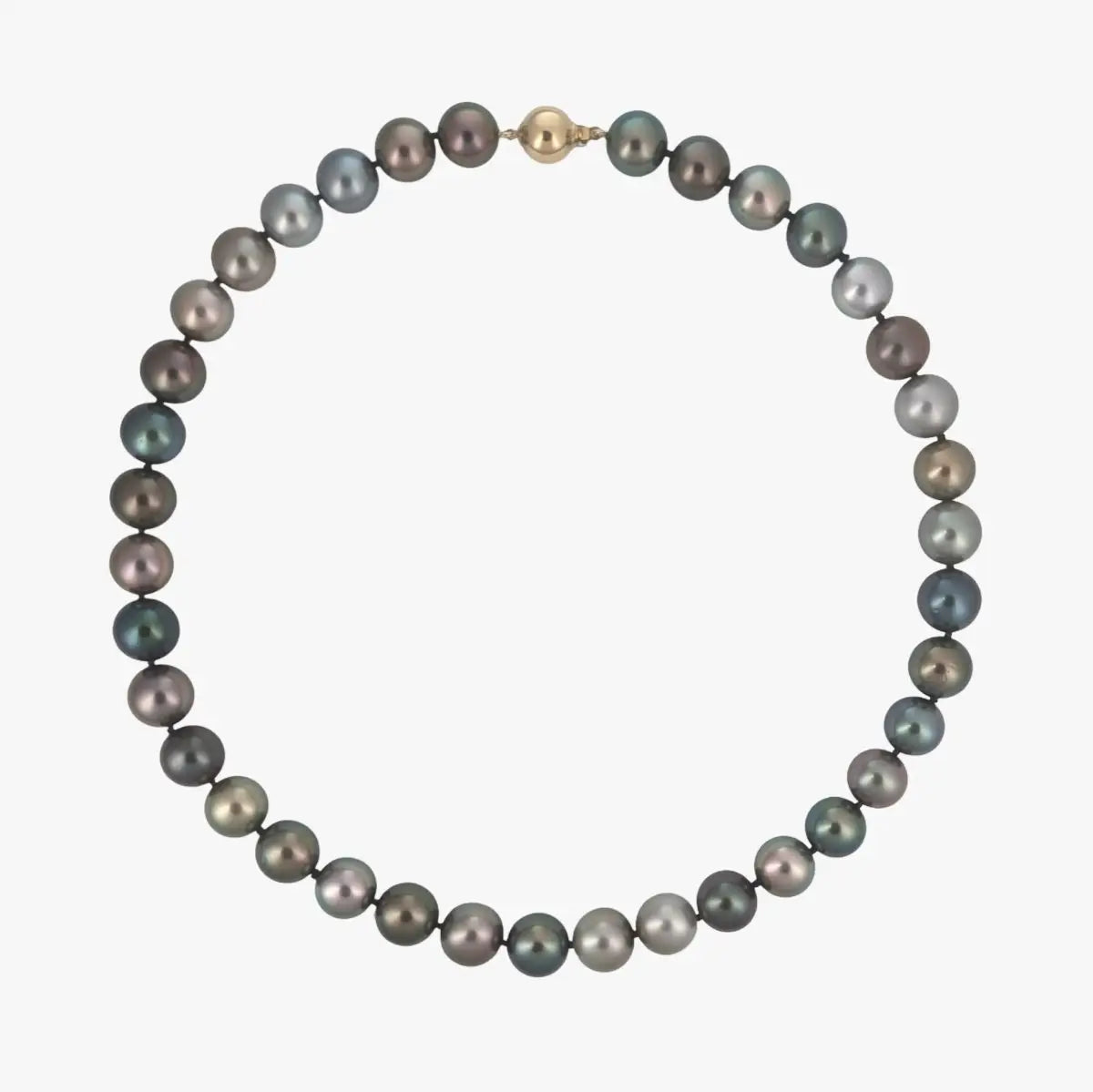 11-12mm Color Mix Tahitian Pearl Necklace - Marina Korneev Fine Pearls