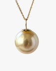 11-12mm Golden South Sea Pearl Pendant - Marina Korneev