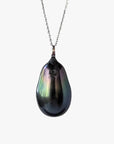 11-12mm Long Tahitian Pearl Pendant - Marina Korneev