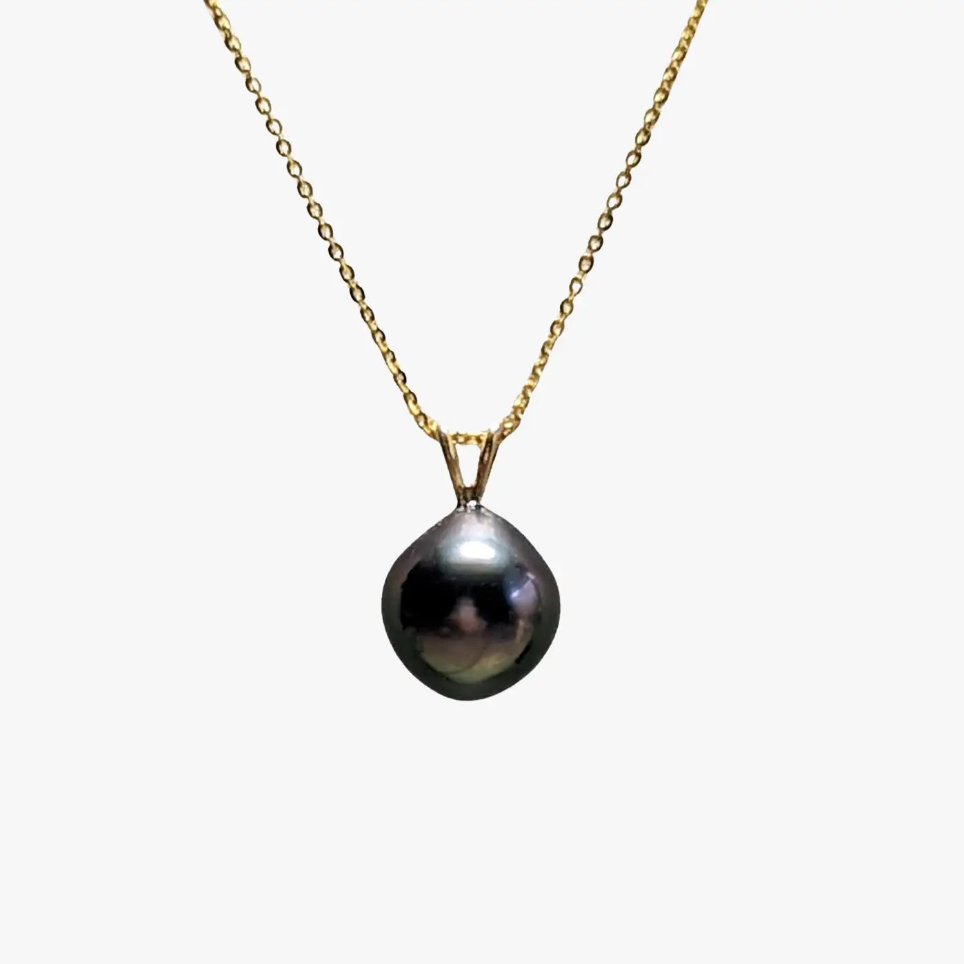 11-12mm Tahitian Pearl Pendant - Marina Pearls