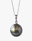 11-12mm Tahitian Pearl Pendant - Marina Korneev FP