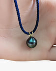 11-12mm Tahitian Pearl Pendant - Marina Pearls