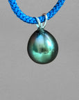 11-12mm Tahitian Pearl Pendant with 14K WG Bail - Marina Pearls