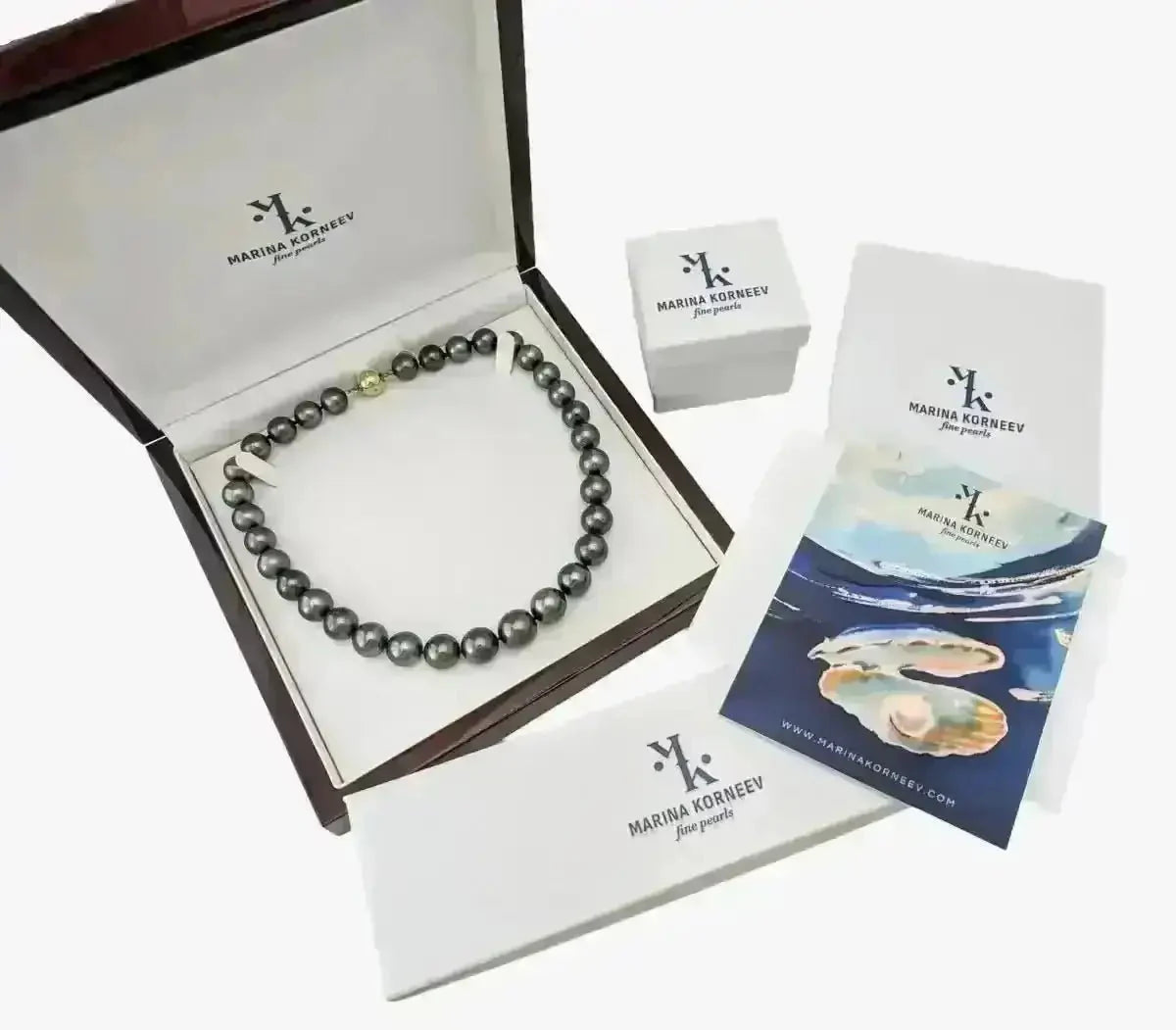 11 - 12mm Tahitian Pearl Pendant - Marina Korneev