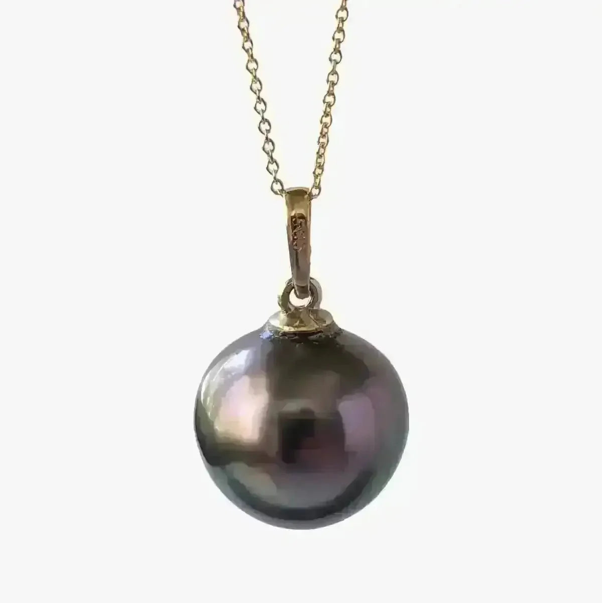 11 - 12mm Tahitian Pearl Pendant - Marina Korneev