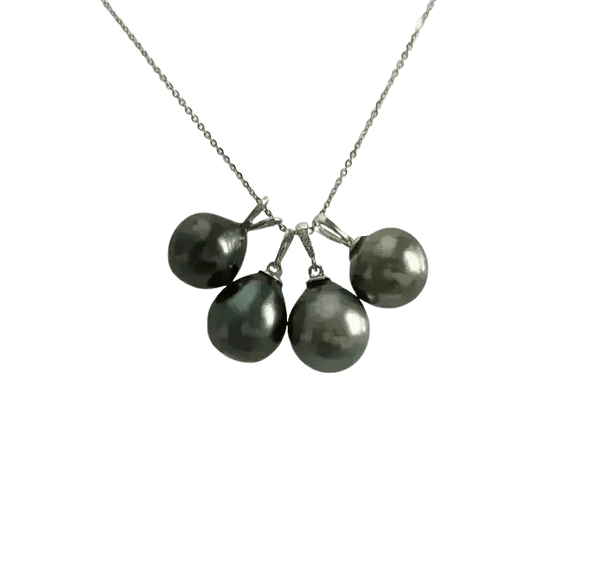 11 - 12mm Tahitian Pearl Pendant - Marina Korneev