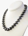 11-15mm Dark Aubergine Tahitian Pearl Necklace - Marina Korneev Fine Pearls