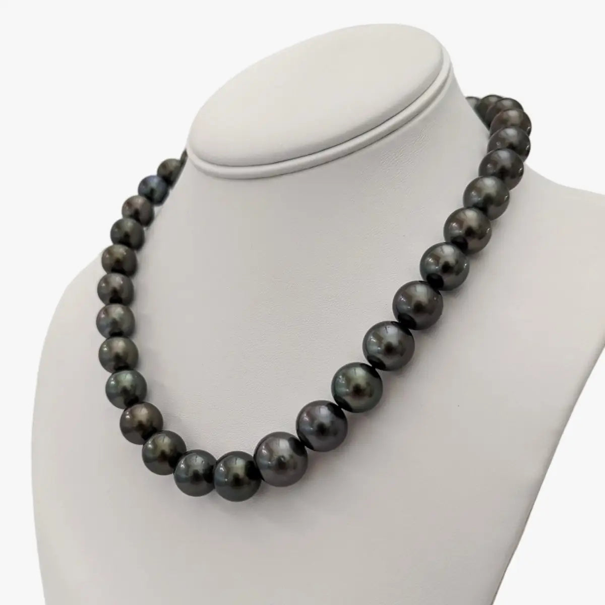 11-15mm Dark Aubergine Tahitian Pearl Necklace - Marina Korneev Fine Pearls