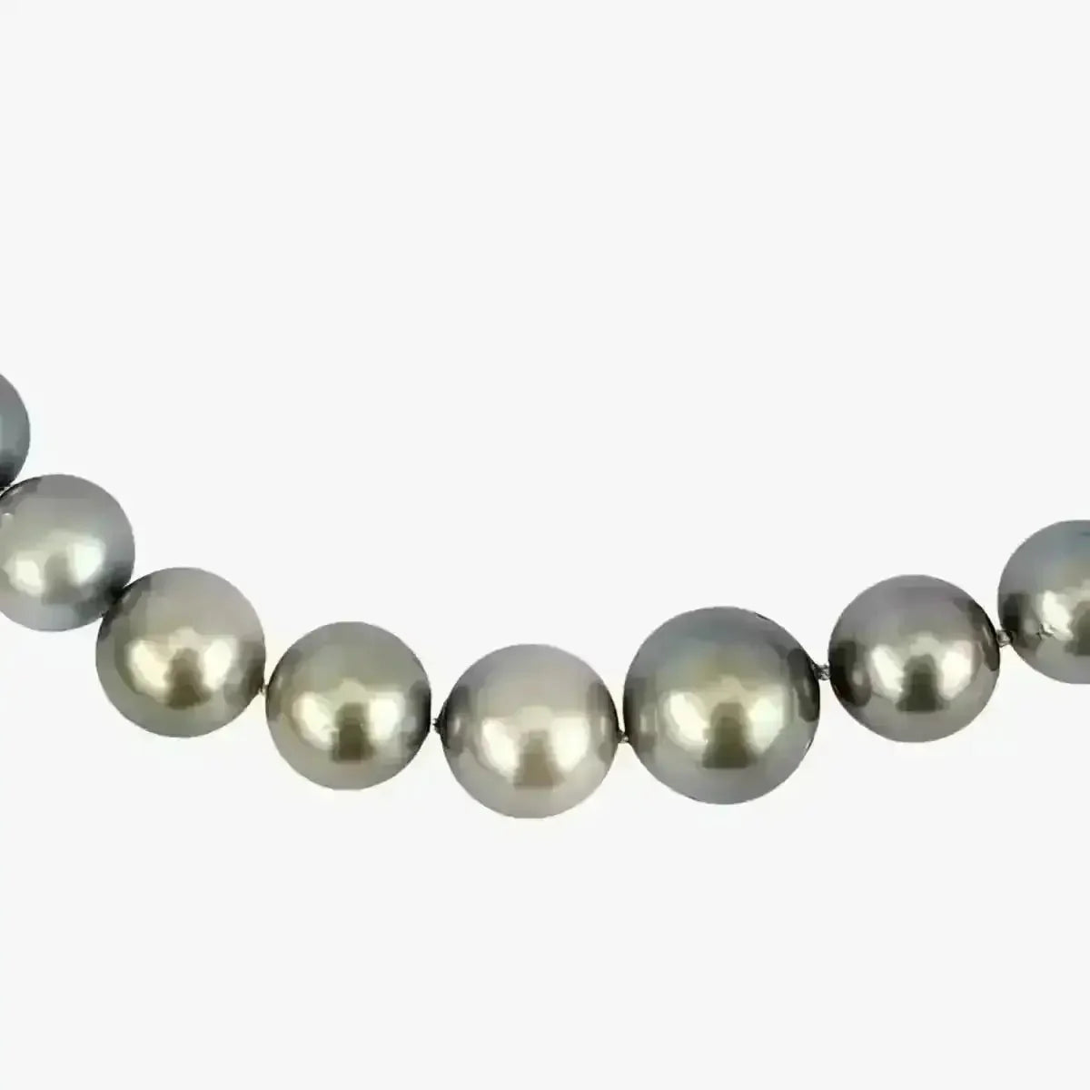 11 - 15mm Light Pastel Tahitian Pearl Necklace - Marina Korneev