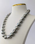 11-15mm Silver Gray Tahitian Pearl Necklace - Marina Korneev Fine Pearls