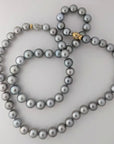 11-15mm Silver Gray Tahitian Pearl Necklace - Marina Korneev Fine Pearls