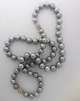 11-15mm Silver Gray Tahitian Pearl Necklace - Marina Korneev Fine Pearls