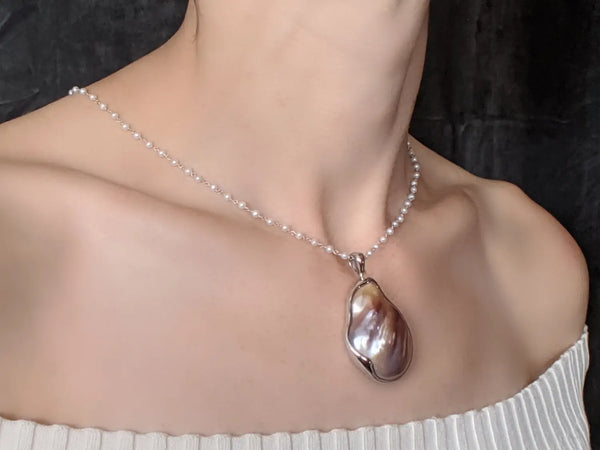 Freshwater Pearl Pendant - Marina Korneev Pearls