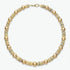 11-12mm Golden South Sea Pearl and Australian Opal Necklace, frontal view