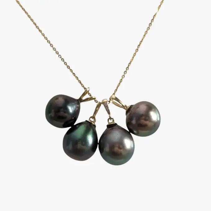 12-13mm Tahitian Pearl Pendant - Marina Korneev Fine Pearls