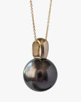 12-13mm Tahitian Pearl Pendant - Marina Korneev FP