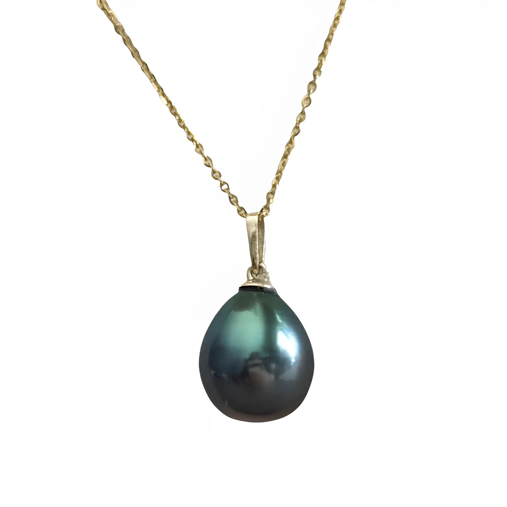 12-13mm Tahitian Pearl Pendant - Marina Korneev Fine Pearls