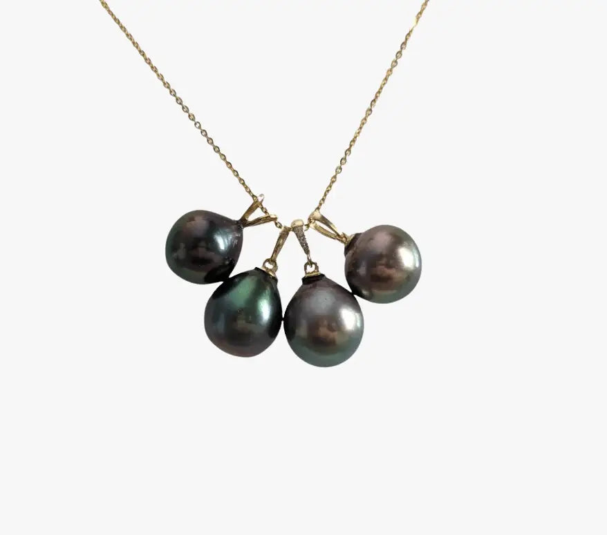 12-13mm Tahitian Pearl Pendant - Marina Korneev Fine Pearls