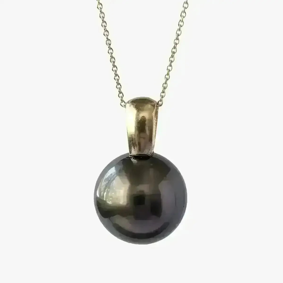 12 - 13mm Tahitian Pearl Pendant - Marina Korneev