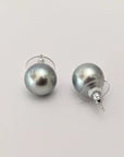 12-13mm Tahitian Pearl Stud Earrings - Marina Korneev Fine Pearls