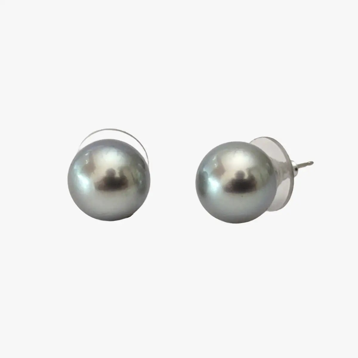 12-13mm Tahitian Pearl Stud Earrings - Marina Korneev Fine Pearls