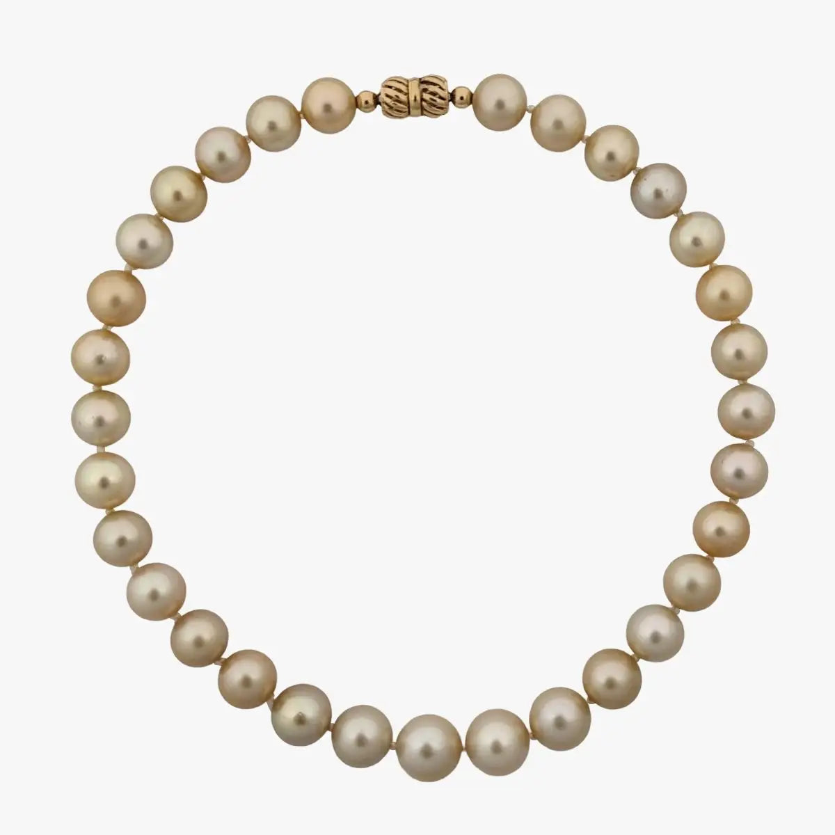 12-14mm GORGEOUS! Golden South Sea Pearl Necklace - Marina Korneev Fine Pearls