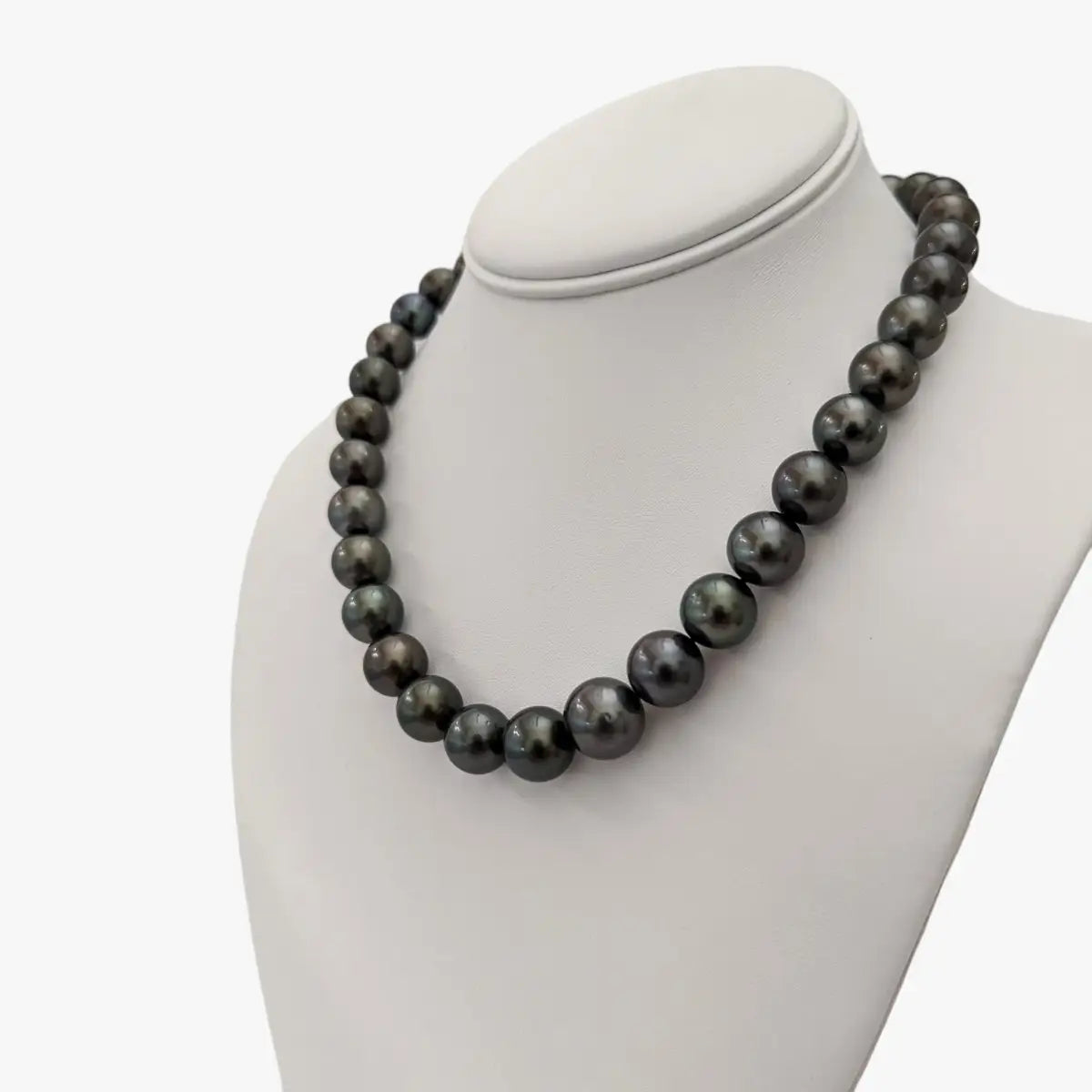 12-16mm Dark Aubergine Tahitian Pearl Necklace - Marina Korneev Fine Pearls