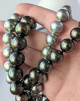 12-16mm Dark Aubergine Tahitian Pearl Necklace - Marina Korneev Fine Pearls