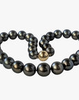 12-16mm Dark Aubergine Tahitian Pearl Necklace - Marina Korneev Fine Pearls