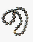 12-16mm Dark Aubergine Tahitian Pearl Necklace - Marina Korneev Fine Pearls