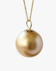 13-14mm Golden South Sea Pearl Pendant - Marina Korneev