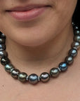 13-16mm Tahitian Pearl Pastel Color Mix Necklace - Marina Korneev Fine Pearls