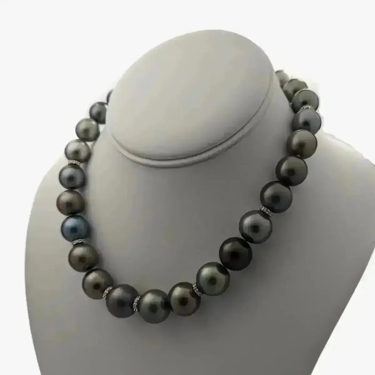 13 - 16mm Tahitian Pearl Pastel Color Mix Necklace - Marina Korneev