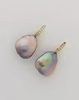 17 - 18mm Freshwater Pearl Convertible Huggee Earrings - Marina Korneev