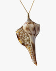 2.0-2.2mm Seed Freshwater Pearl and Shell Pendant - Marina Korneev