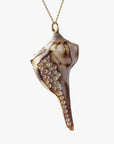 2.0-2.2mm Seed Freshwater Pearl and Shell Pendant - Marina Korneev