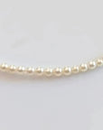 2.0-2.5mm White Baby Akoya Pearl Necklace Chain 14K YG Clasp - Marina Korneev Fine Pearls