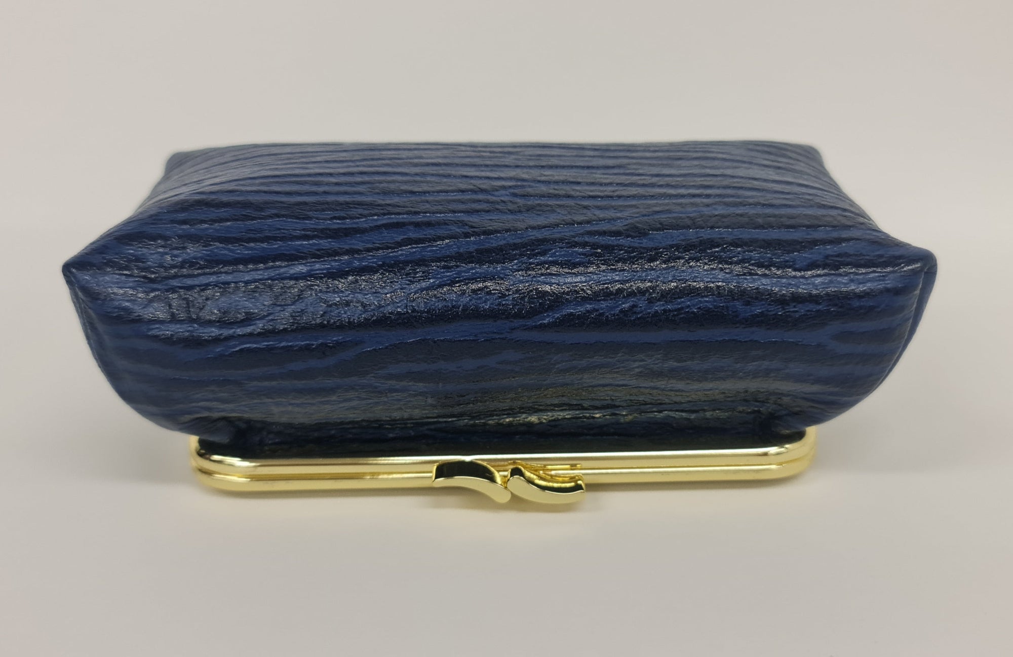 Blue Black Genuine Deerskin Jewelry Travel Bag - Marina Korneev