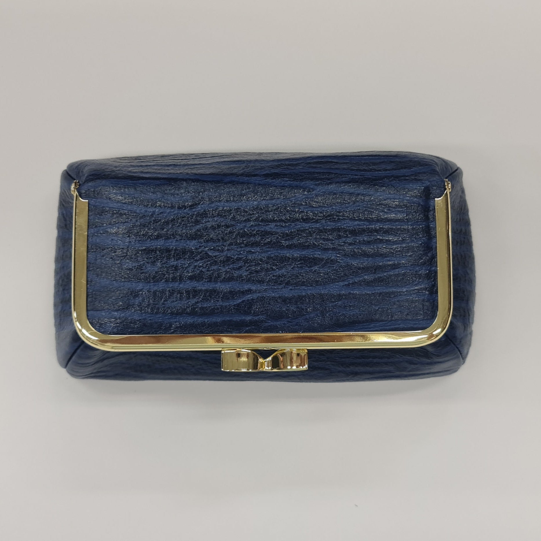 Blue Black Genuine Deerskin Jewelry Travel Bag - Marina Korneev