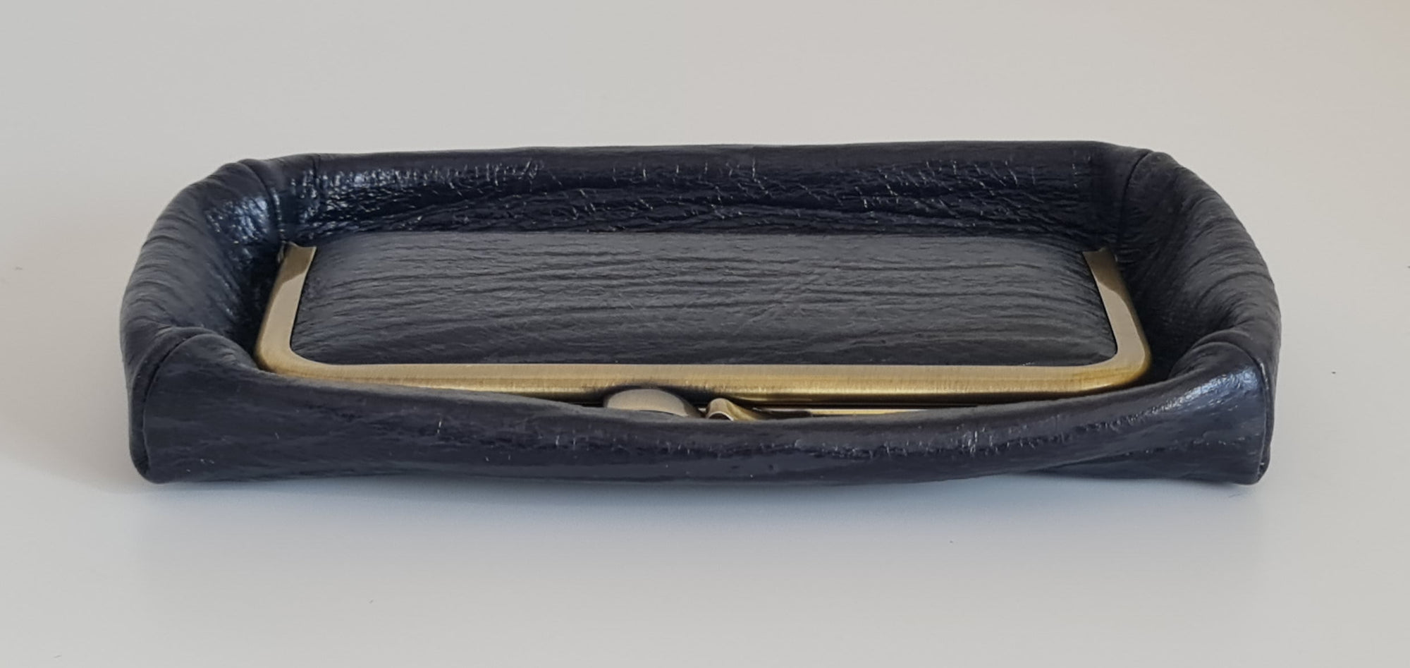 Black Genuine Deerskin Jewelry Travel Bag - Marina Korneev