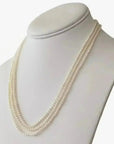 2.5 - 3.5mm White Baby Akoya Pearl Multistrand Necklace - Marina Korneev