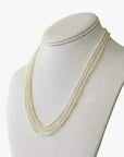 2.5 - 3.5mm White Baby Akoya Pearl Multistrand Necklace - Marina Korneev