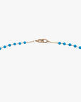 3.0-3.5mm Sleeping Beauty Turquoise Beads Long Station Necklace - Necklaces