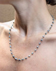 3 - 4mm Tahitian Keshi Pearl Station Necklace - Marina Korneev