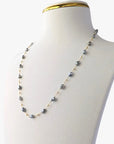 3-4mm Tahitian Keshi Pearl Station Necklace - Marina Korneev FP