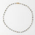 3 - 4mm Tahitian Keshi Pearl Station Necklace Elegant Necklaces by Marina Korneev