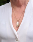 Freshwater Pearl and Shell Pendant - Marina Korneev Fine Pearls