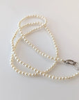 3.5-4.0mm White Seed Freshwater Pearl Necklace - Marina Korneev Fine Pearls